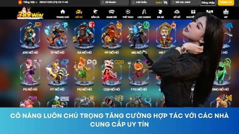 Cô nàng luôn chú trọng tăng cường hợp tác với các nhà cung cấp uy tín