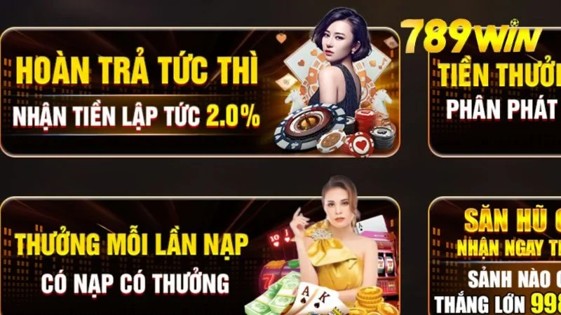 Tổng hợp các khuyến mãi 789WIN